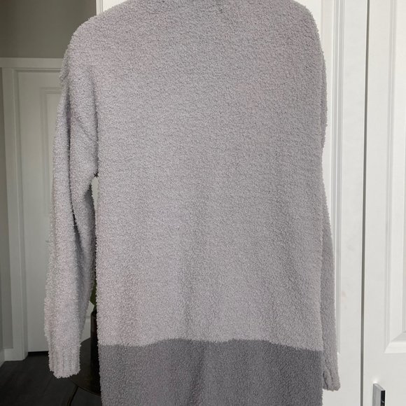 Cozy Cloud Wrap Cardigan - Grey-Cream / ONE-SIZE  Brand new with tag attached - Picture 4 of 7